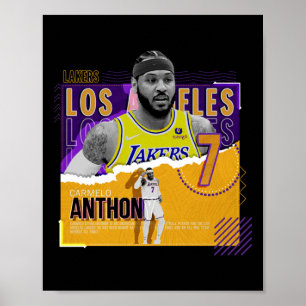 Carmelo-anthony -basketball-papier-plakat-lakers A Poster