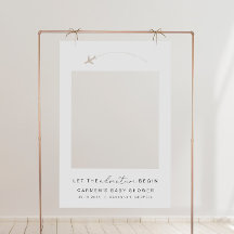 CARMEN Adventure Airplane Baby Foto Frame Prop