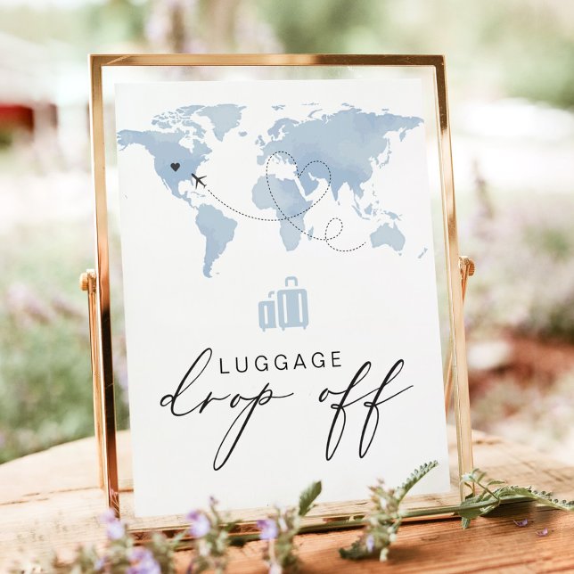 CARMEN Blue Travel Themed Luggage Drop Off Poster (Von Creator hochgeladen)