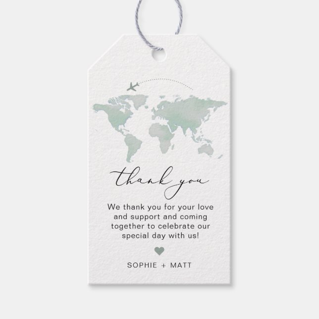 CARMEN Green Map Reiseabenteuer Vielen Dank Geschenkanhänger (Vorderseite)