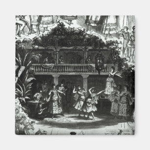 Carmen in der Taverne Lilas Pastia Magnet