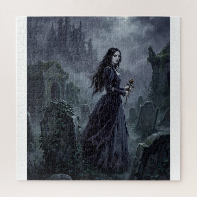 Carmilla wandert durch den steirischen Nebel (Vertikal)