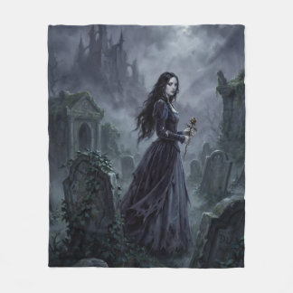Carmilla wandert durch den steirischen Nebel Fleecedecke