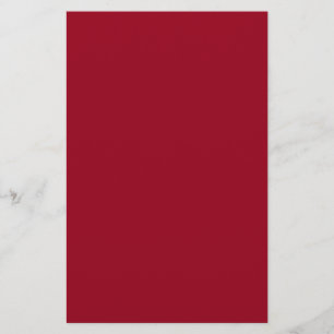 Carmine Solid Color Briefpapier