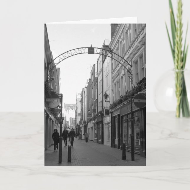 Carnaby Street, London, England Karte (Vorderseite)