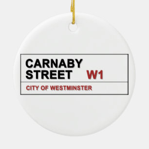 Carnaby Street London England - Swinging! Keramikornament