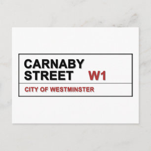 Carnaby Street London England - Swinging! Postkarte
