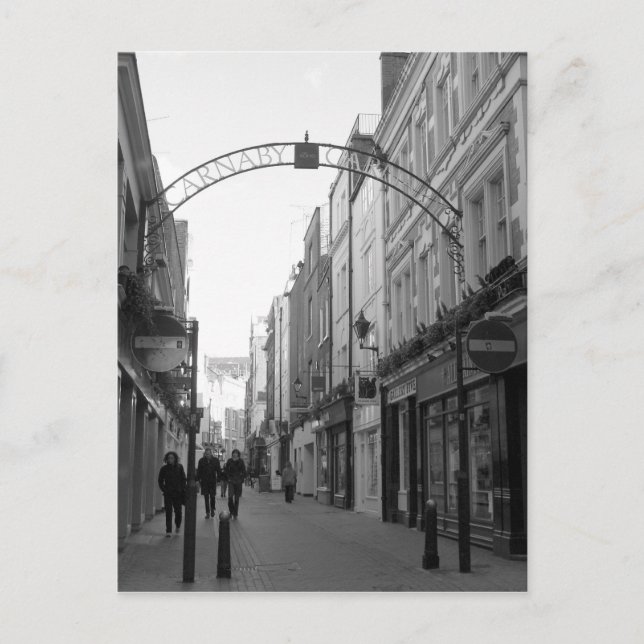 Carnaby Street, London Postkarte (Vorderseite)
