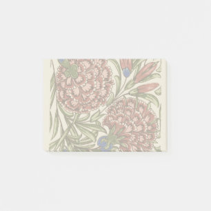 Carnation Blume Tile Antique Rustikale Kunst Post-it Klebezettel