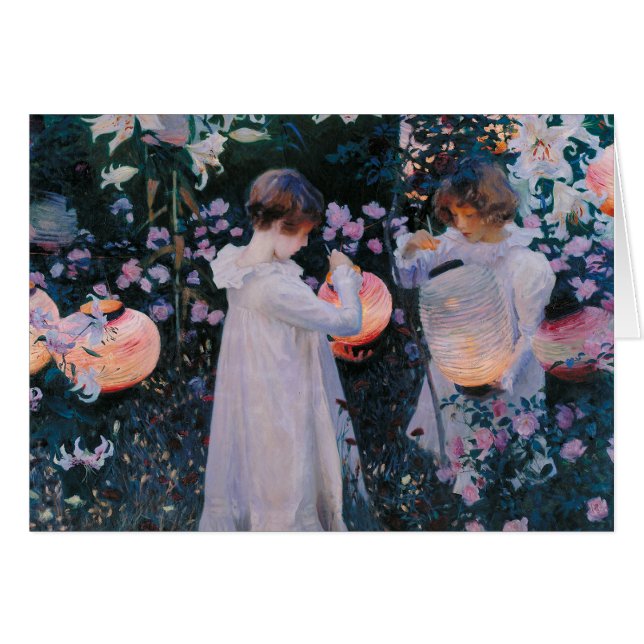 Carnation Lily Lily Rose John Singer Sargent Art (Devant horizontal)