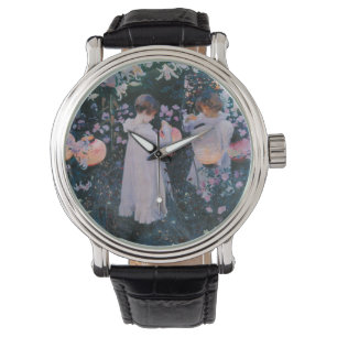 Carnation Lily Rose John Singer Sargent Art Armbanduhr