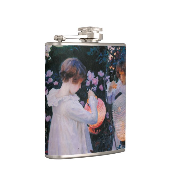 Carnation Lily Rose John Singer Sargent Art Flachmann (Rechts)