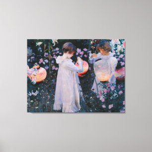 Carnation Lily Rose John Singer Sargent Art Leinwanddruck