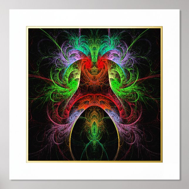 Carnaval Abstrakt Art Foliendrucke (Vorderseite)