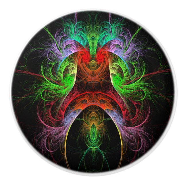 Carnaval Abstrakt Art Keramikknauf (Vorderseite)