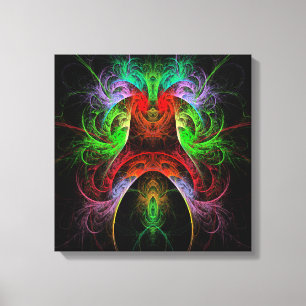 Carnaval Abstrakt Art Quad Canvas Print Leinwanddruck
