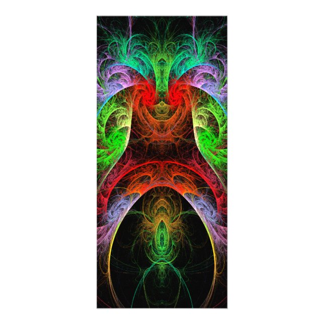 Carnaval Abstrakt Art Rack Card Werbekarte (Vorne)