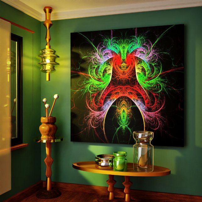 Carnaval Abstrakt Art Wrapped Canvas Print Leinwanddruck (Carnaval Abstract Art Wrapped Canvas Print)