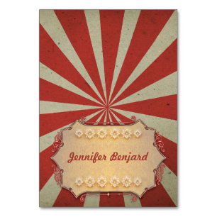 Carnaval cirque tentes Cartes de lieu - cartes de