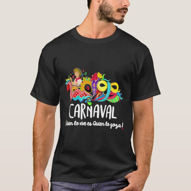 Carnaval de Barranquilla Marimonda  T-Shirt (Vorderseite)