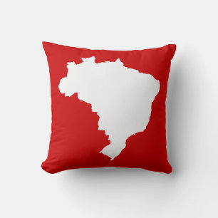 Carnaval Red Festive Brasilien Kissen