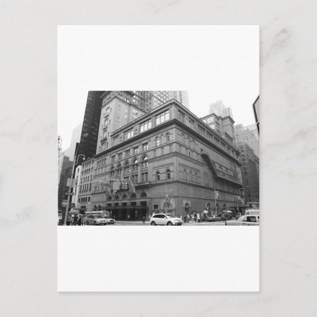 Carnegie Hall Postkarte (Vorderseite)