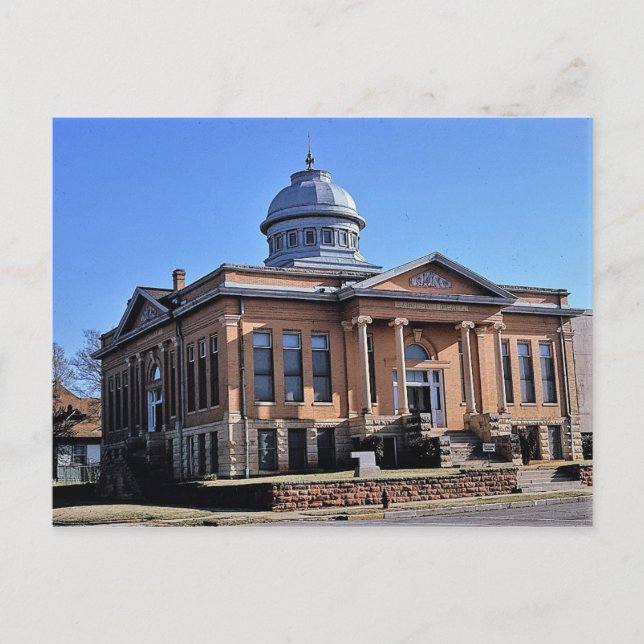 Carnegie Library, Guthrie, Oklahoma Postkarte (Vorderseite)