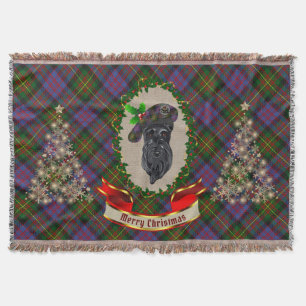 Carnegie Scottie Dog Christmas Decke