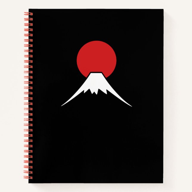 Carnet 富士山 Fuji – Zen Minimalist Notebook (Devant)