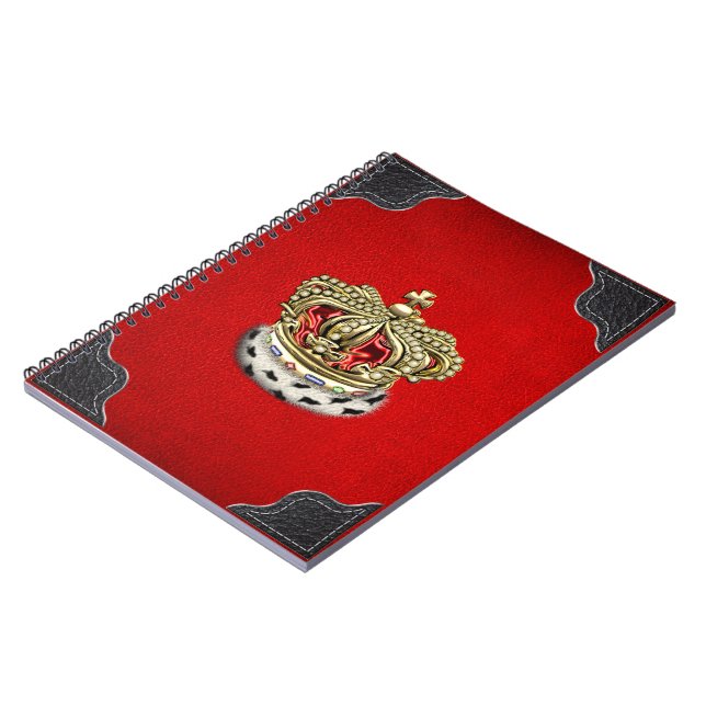 Carnet [100] Couronne royale [Fourrure+Or][Rouge] (Côté gauche)