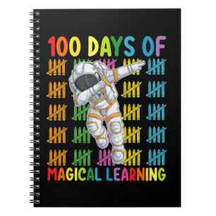 Carnet 100 Jours d'école d'astronaute d'apprentissage mag