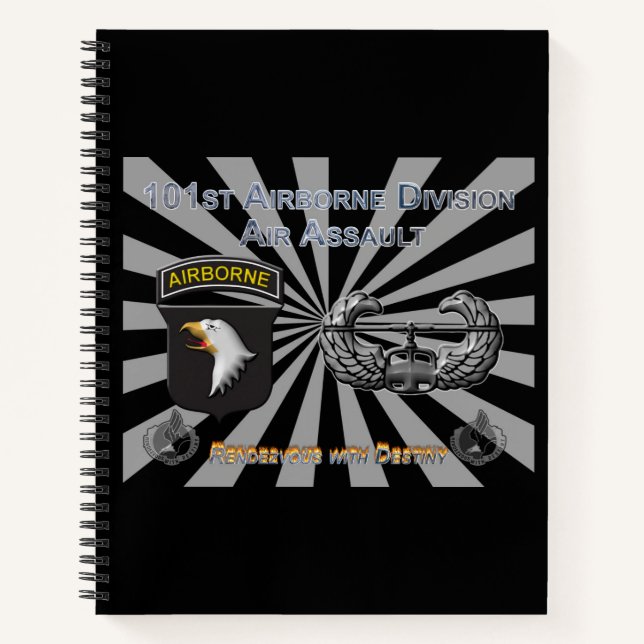 Carnet 101e Division aéroportée Cadeau (Devant)