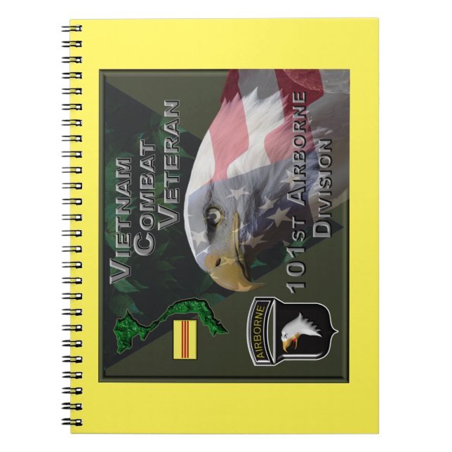 Carnet 101e Division aéroportée Viêt Nam Vétérinaire de c (Devant)
