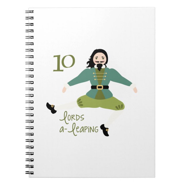 Carnet 10 seigneurs A-Leaping (Devant)