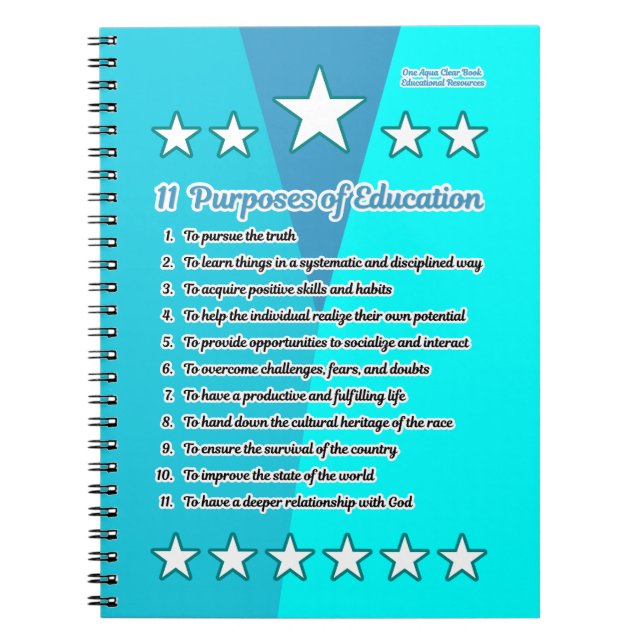 Carnet 11 Objet de l'éducation (Devant)