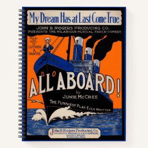 Carnet 1921 All Aboard sheet music