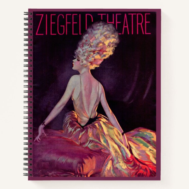 Carnet 1927 Ziegfeld Theatre programme de couverture arti (Devant)