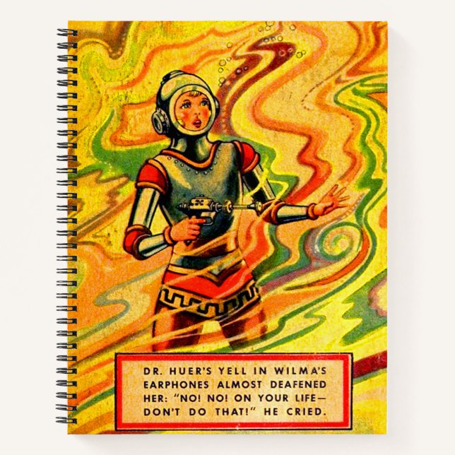 Carnet 1930 Buck Rogers bande dessinée Wilma Deering (Devant)