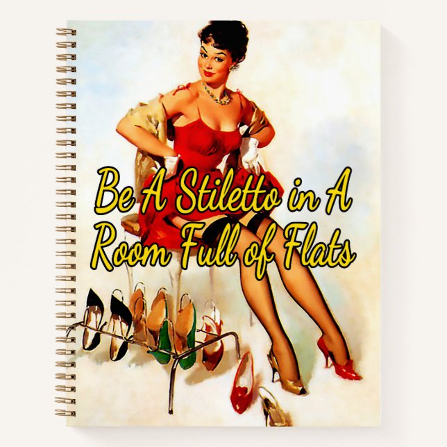 Carnet 1950's Trying on Shoes par Gil Elvgren (Devant)