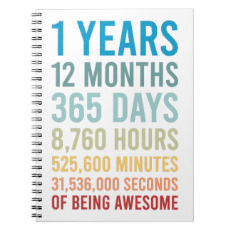 Carnet 1 Année 12 Mois 365 Jours Être Un Anniversaire Mag