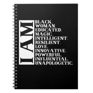 Carnet 1 Black Woman Saying I