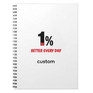 Carnet 1 % mieux chaque jour – Motivation de progrès quot