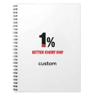 Carnet 1 % mieux chaque jour – Motivation de progrès quot