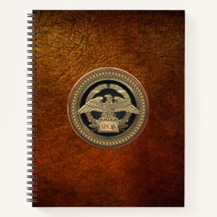 Carnet [200] Gold Roman Imperial Eagle on Gold Medallion