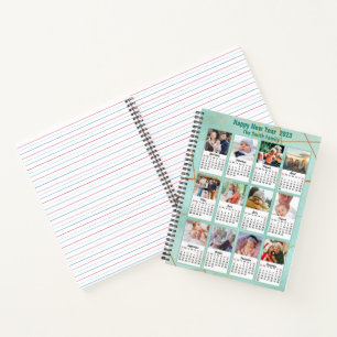 Carnet 2023 Mint Gold Modern Family 12 Calendrier photo