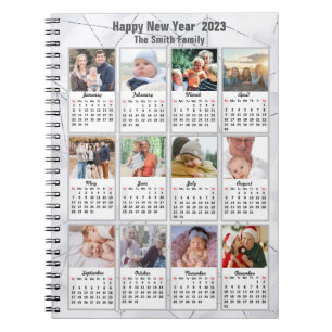 Carnet 2023 Silver Gold Modern Family 12 Calendrier photo