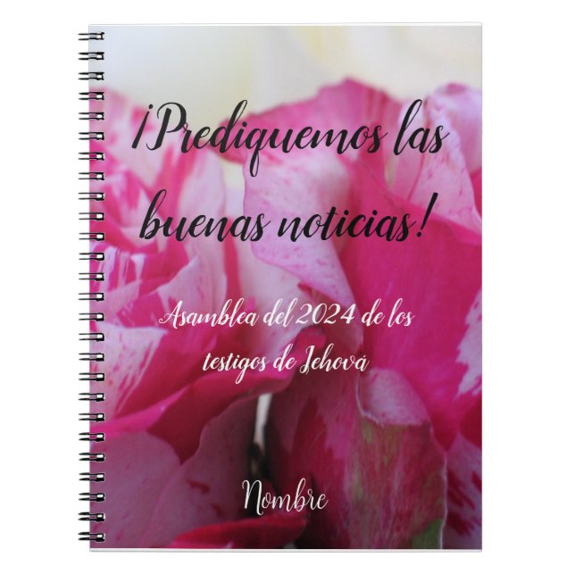 Carnet 2024 JW Prediquemos buenas noticias personaliza (Devant)