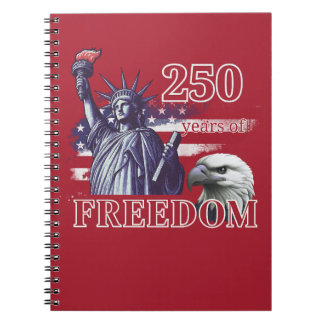 Carnet 250e anniversaire Drapeau USA Liberté Aigle Libert