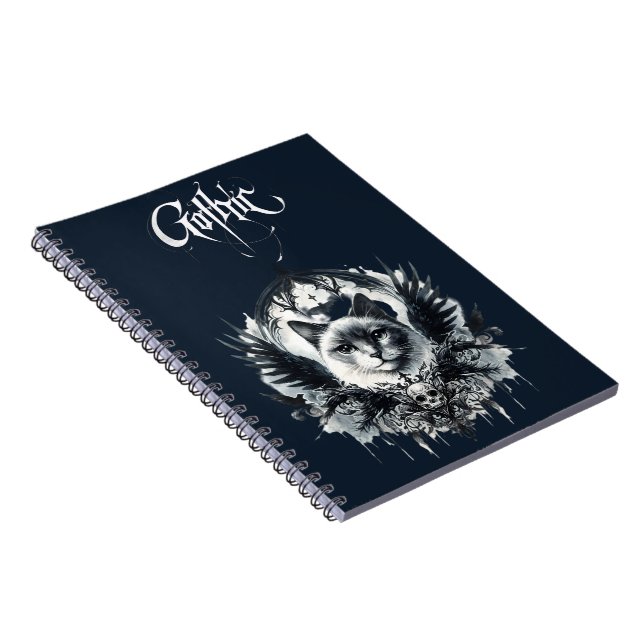 Carnet #2 Chat gothique (Côté Droit)