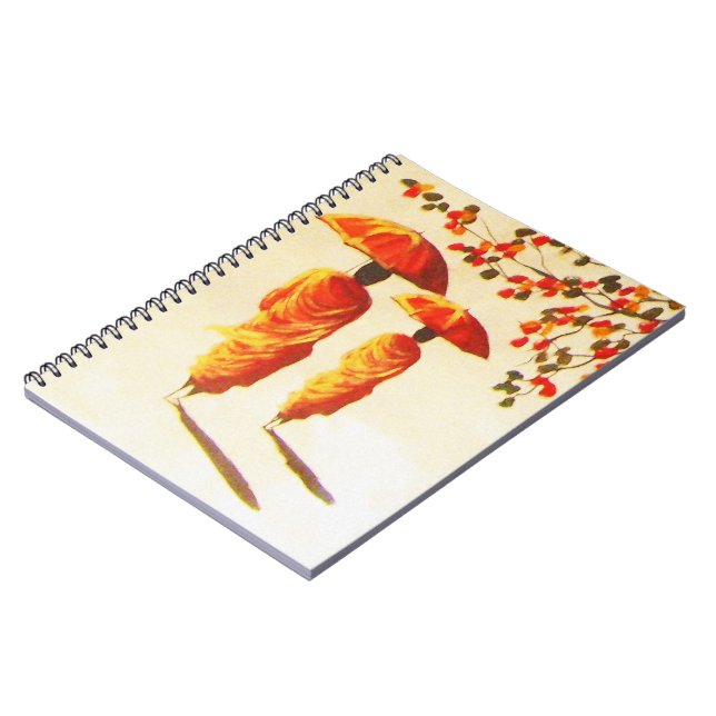 Carnet 2 moines bouddhistes laotiens (Côté gauche)